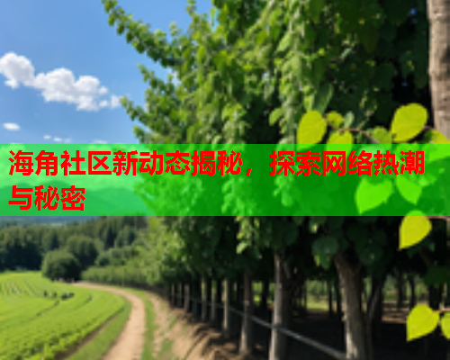 海角社区新动态揭秘，探索网络热潮与秘密  第1张